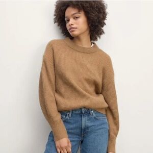 Everlane The Alpaca Crew Neck Sweater-Tiger's Eye